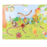 Fából készült állatos labirintus