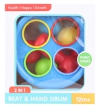 Kopogtatós játék és dob 2 az 1-ben gyerekeknek