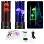 Díszes LED lámpácska medúzákkal elemes és USB kábel