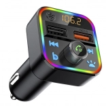 FM Transmitter BLOW Bluetooth 5.1-gyel, QC3.0-val, RGB háttérvilágítással