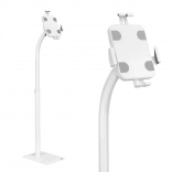 Padlón álló tabletállvány zárral 7,9–11", MACLEAN, fehér