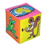 Sípoló kocka KISVAKOND műanyag 7 × 7 cm