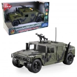 Katonai autó fénnyel és magyar hanggal 24 cm