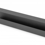 Acél kábelcsatorna asztal alá, 60 cm, fekete