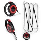 Automatikus önfeltekerő póráz kutyáknak és macskáknak, 4,2 m, rögzítő zárral