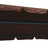 Kerti hintaszék tartalék tető barna színben