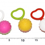 Szív mintás gömb csörgő