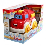 Elemes tűzoltóautó fénnyel és hangokkal