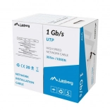 LAN kábel UTP 1Gb/s 305m CCA fekete