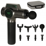 Hordozható masszázspisztoly LED kijelzővel 8 az 1-ben