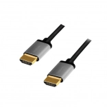 HDMI kábel 4K/60Hz alumínium 1m fekete