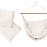 ModernHome fehér függő hintaszék