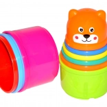 Rakásolható pohártornyok, 9 db