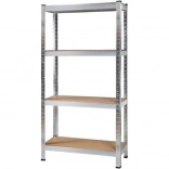 Fém polcrendszer 4 polccal 150x75x30 cm