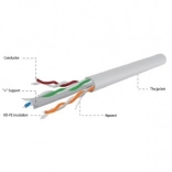 UTP kábel Kategória 6 AWG24 100m szürke