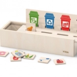 VIGA fa oktatójáték a hulladékválogatás tanításához