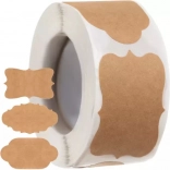 Öntapadós vintage címkék tekercsen, 300 db