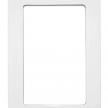 Mágneses öntapadós keret fehér 12,3x8,1 cm