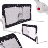 Fekete védő leesésgátló ágyhoz 150 cm