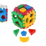 Műanyag bedobós kocka 12 × 12 cm hálóban