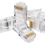 RJ45 UTP 6. kategóriás dugó (100 db csomag)
