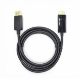 1,8m fekete DisplayPort-HDMI kábel