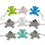 Kocsilánc macikkal és nyuszival