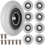 RUHHY zuhanyajtó-görgőkészlet, 23 mm, 8 db csavarokkal