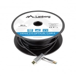LANBERG HDMI 2.0 optikai kábel 40 m, 4K támogatással
