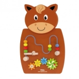 Fa Montessori aktivitástábla ló - VIGA