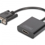 VGA-HDMI átalakító hanggal 1080p FHD