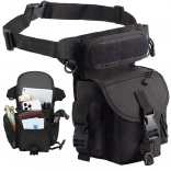 Taktikai combra rögzíthető övtáska derékpánttal, vízálló, 6 zseb
