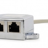 LAN adapter RJ45-ről 2× RJ45 FTP elosztó
