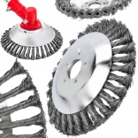 200 mm-es drótkefe szegélynyíróhoz gyom és moha eltávolításához