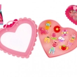 Állítható műanyag gyűrűk készlete - különböző motívumok