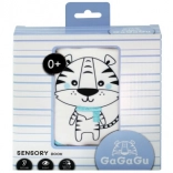 Érzékszervi textil babakönyv Tigris GAGAGU