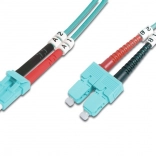 Optikai patchcord LC–SC MM OM3 duplex LSOH 1 m