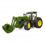 Traktor John Deere 7R 350 homlokrakodóval