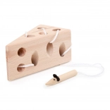 Fa fűzős sajt egérrel – Small Foot