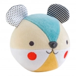 Petit Collage organikus pamut maci csörgő