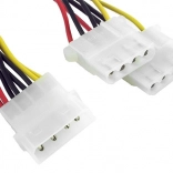 Tápkábel 1xMOLEX/2xMOLEX