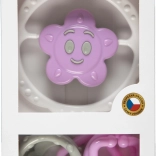 Csörgőkészlet – lánc és csillag/virág, színes