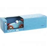 VILAC húzható versenyautó, türkiz, piros szárnnyal