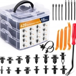 Autós rögzítő készlet szervezőben 16 méretű PVC 620 db