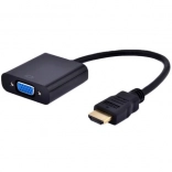 HDMI–VGA adapter hangkimenettel kábelen