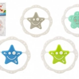 Színes csillag vagy virág alakú baba csörgő