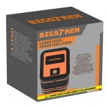 BIGSTREN keresztlézer zöld fénysugárral és tokban