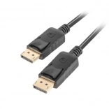 DisplayPort 1.2 kábel (0,5 m), LANBERG – 4K, fekete