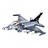 Sluban Model Bricks F–16 Falcon vadászgép építőkészlet, 521 darab
