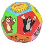 Textil labda Kisvakond motívummal, 15 cm